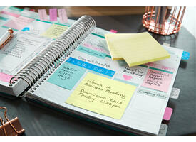 Memoblok Post-it 660 lijn 102x152mm canary yellow