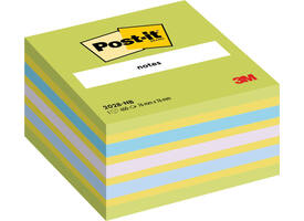 Memoblok Post-it 2028 76x76mm kubus assorti