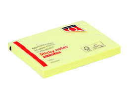 Memoblok Quantore 76x101mm geel 100 vel
