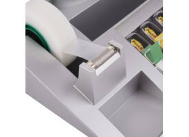 Bureau organiser Post-it C50 zilvergrijs incl inhoud