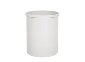 Papierbak Vepabins rond 15liter grijswit