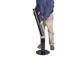 Asbak Rubbermaid Smokers' Pole vrijstaand zwart
