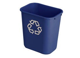Papierbak Rubbermaid recycling medium 26L blauw