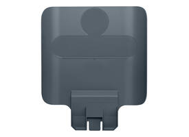 Paneel Rubbermaid Slim Jim Recyclestation voor label grijs