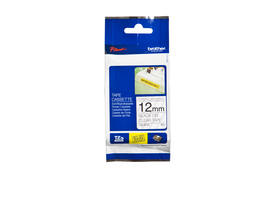 Labeltape Brother P-touch TZe-S231 extra sterk klevend 12mm zwart op wit