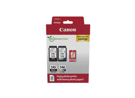 Inktcartridge Canon PG-545 CL-546 zw + kl + papier