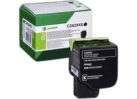 Tonercartridge Lexmark C242XK0 zwart
