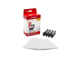 Inktcartridge Canon CLI-581 4 kleuren + papier