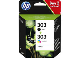 Inktcartridge HP 3YM92AE 303 zwart + kleur