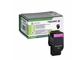 Tonercartridge Lexmark 71B20M0 rood
