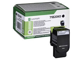 Tonercartridge Lexmark 71B20K0 zwart