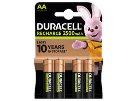 Batterij oplaadbaar Duracell 4x AA 2500mAh Ultra