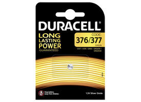 Batterij Duracell knoopcel 377 zilver oxide Ø6,8mm 1,5V-18mA