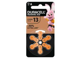 Batterij Duracell Hearing DA13 Ø7,9mm 310mAh 6 stuks
