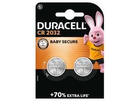 Batterij Duracell knoopcel 2xCR2032 lithium Ø20mm 3V-180mAh