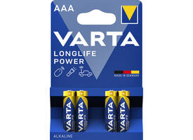 Batterij VARTA Longlife Power 4x AAA