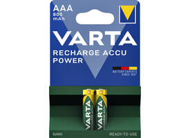 Batterij oplaadbaar VARTA 2x AAA 800mAh ready2use