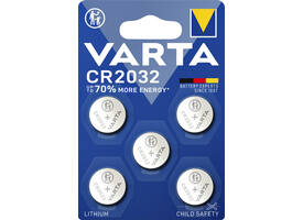 Batterij VARTA knoopcel 5x CR2032 lithium