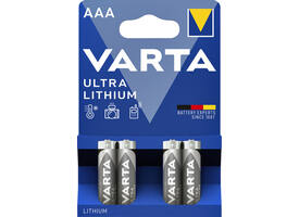 Batterij VARTA Ultra lithium 4x AAA