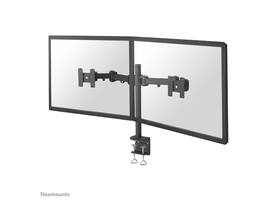 Monitorarm Neomounts D960D 2x10-27" met klem zwart