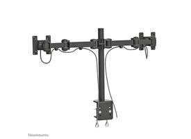 Monitorarm Neomounts D960D 2x10-27" met klem zwart