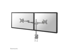 Monitorarm Neomounts D935D 2x10-27" met klem zilvergrijs