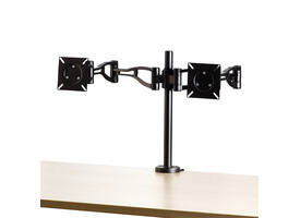 Monitorarm Fellowes Vista dubbel zwart