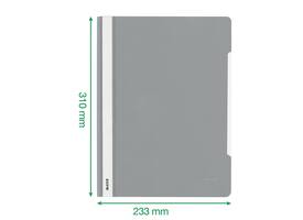 Snelhechter Leitz Standaard A4 gerecycled PP blauw
