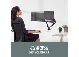Monitorarm Fellowes Platinum Series dubbel horizontaal