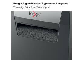 Papiervernietiger Rexel Momentum X308 snippers 5x42mm