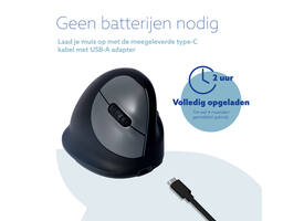 Muis R-Go Ergonomisch HE Break Wireless Rechts M