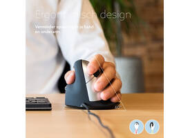 Muis R-Go Ergonomisch HE Break Draad Links M