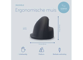 Muis R-Go Ergonomisch HE Break Draad Links M