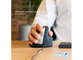 Muis R-Go Ergonomisch HE Break Draad Rechts L