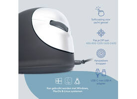 Muis R-Go Ergonomisch HE Break Draad Rechts L