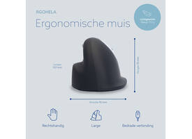 Muis R-Go Ergonomisch HE Break Draad Rechts L