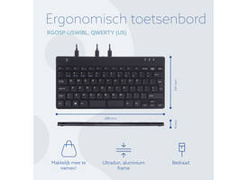 Toetsenbord R-Go Ergonomisch Split Break QWERTY