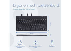 Toetsenbord R-Go Ergonomisch Split Break AZERTY
