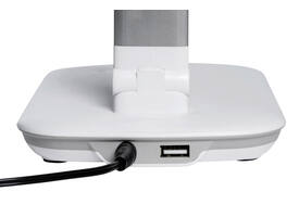 Bureaulamp MAUL Jazzy LED voet dimbaar + usbpoort wit