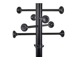Kapstok MAUL Grando staand 175cm 16 haken zwart RAL9004