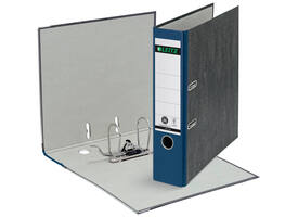 Ordner Leitz 1080 180° 80mm karton A4 blauw