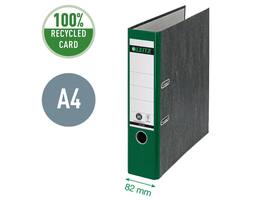 Ordner Leitz 1080 180° 80mm karton A4 groen