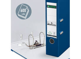 Ordner Leitz 1010 180° 80mm PP A4 blauw