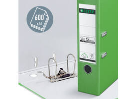 Ordner Leitz 1010 180° 80mm PP A4 lichtgroen