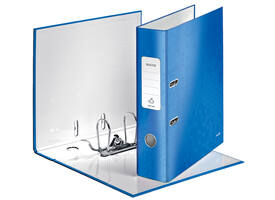 Ordner Leitz Wow 180° gelamineerd 80mm A4 blauw