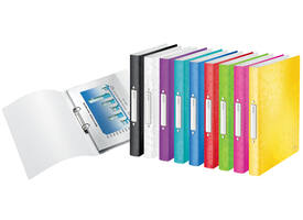 Ringband Leitz WOW A4 2-rings O-mechaniek 25mm PP blauw