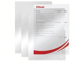 Insteekmap L-model Esselte standaard copy safe 0.11mm PP A4 glashelder 100 stuks