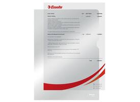Insteekmap L-model Esselte standaard copy safe 0.11mm PP  A4 transparant 10 stuks