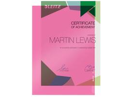 Insteekmap L-model Leitz Premium copy safe 0.15mm PVC A4 rood 100 stuks