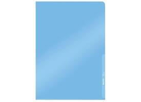 Insteekmap L-model Leitz Premium lasnaad copy safe 0.15mm PVC A4 blauw 100 stuks